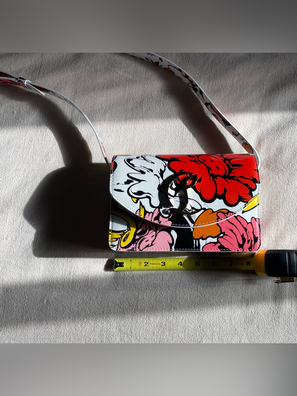 Christian Louboutin Crossbody Bag - Vibrant Red, Pink, Orange, White